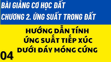 4. Tính ứng suất tiếp xúc