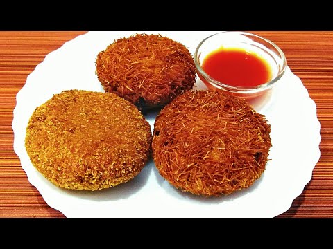 chicken-cutlet-recipe---bengali-style-|-tasty-snacks-recipe