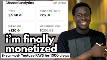 How Much YouTube  ACTUALLY Pays You For 1,000 Views In 2025 (Honest pay)