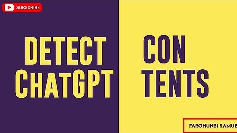 How to detect articles, research papers or blog contents written by ChatGPT or AI