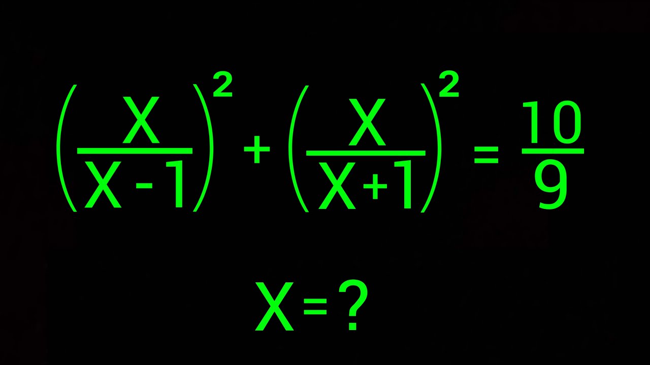 A Nice Algebra Problem | Can you solve this ? | Math Olympiad - YouTube