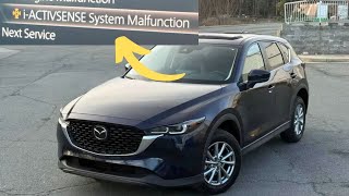 “i-ActivSense system malfunction” warning in Mazda vehicles