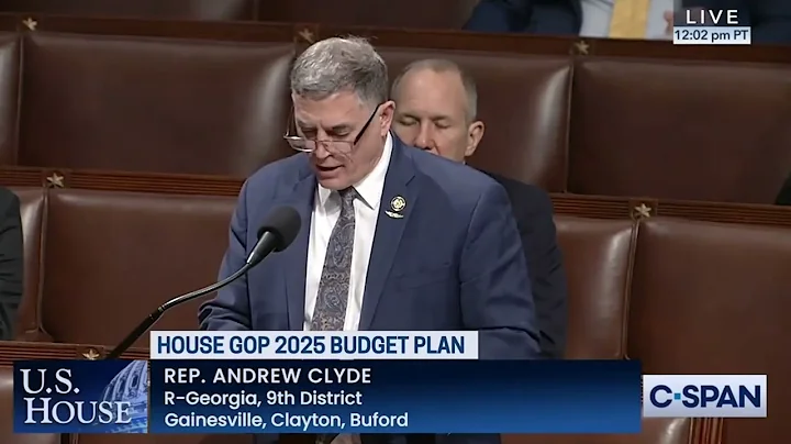 Rep. Clyde Urges Support for House Republicans' Budget Resolution