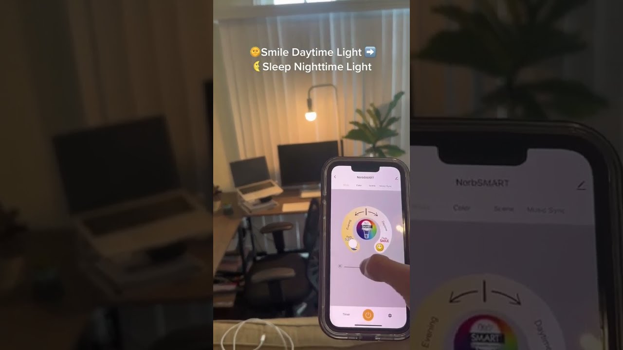 Smart Light Bulb To Regulate Circadian Rhythm From Day Night Smartlight Smartgadgets Lighting