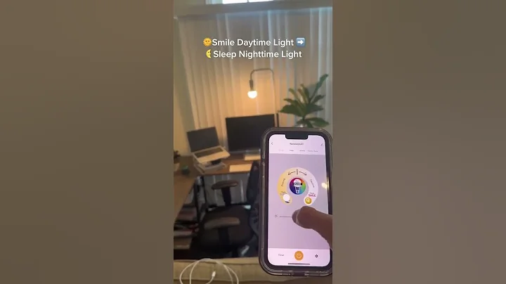 Smart Light Bulb to Regulate Circadian Rhythm from Day to Night #smartlight #smartgadgets #lighting