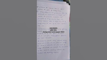 MSCRWEE  MED 003 Assignment solve 2023 video
