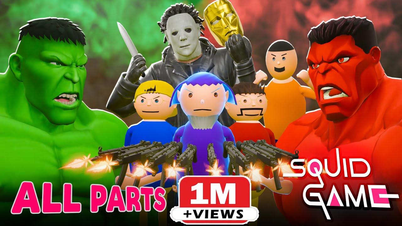 SQUID GAME ALL PARTS | Gulli Bulli | MAKE JOKE OF FUNNY | Make Joke Horror