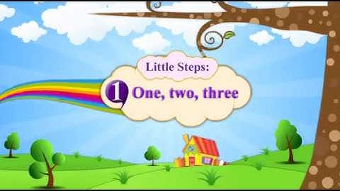 ENGLISH, SEM 1 ,Std 5/little step /one, two, three