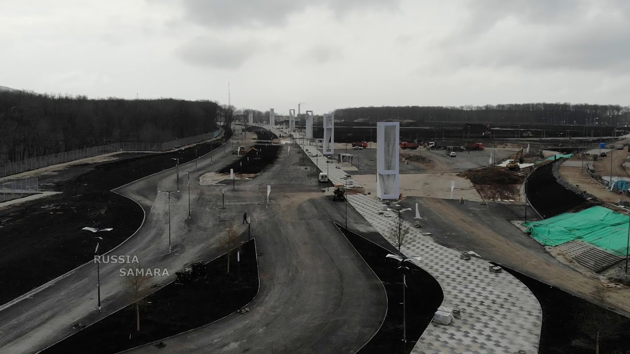Дорога для болельщиков / конечная трамвая / Самара Арена #Samara # ...