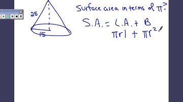 video lesson   geom  11   3 surface and lateral area of cones