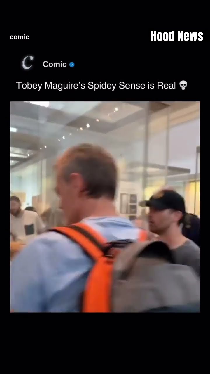 Spidey Sense is real #hoodnews #tobeymaguire #viralvideo #funny #trending #viralshorts #omg #how #us