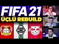 ŞOK ÜSTÜNE ŞOK!! BU KADARI DA OLAMAZ, OHA!! // BUNDESLİGA  ÜÇLÜ REBUILD // FIFA 21 KARİYER MODU