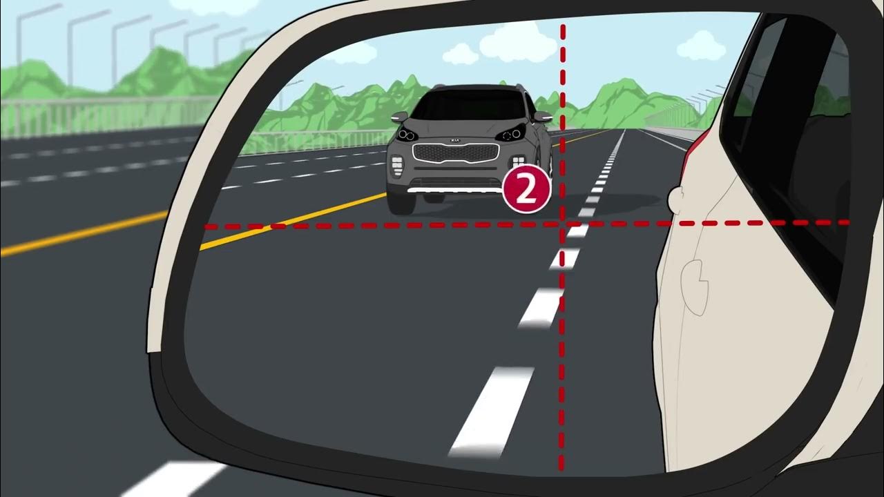 How to use side mirrors when changing lanes YouTube