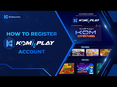 How to Register KOMNPLAY Account