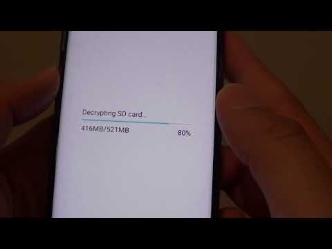Samsung Galaxy S8: How to Encrypt / Decrypt an SD Card