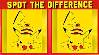 Spot The Difference Pokémon puzzles| Find the difference Pokémon