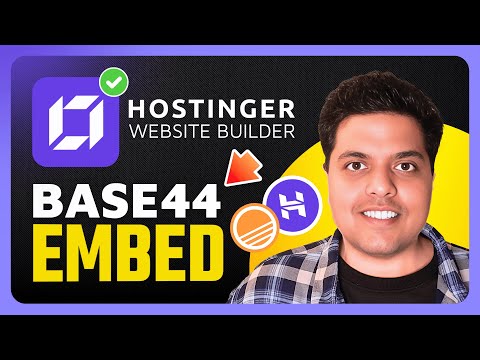 How To Embed Base44 To Hostinger Website Builder (Easy Guide)