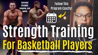 Watch This If You Want To Become A More ATHLETIC Basketball Player (FULL Weight Training Program)