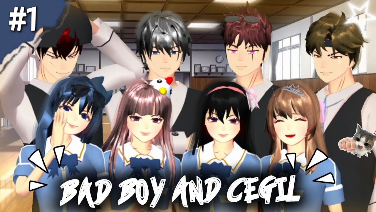 BAD BOY AND CEGIL [INTRO] #dramasakuraschoolsimulator