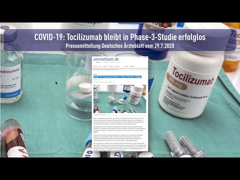 COVID-19: Tocilizumab bleibt in Phase-3-Studie erfolglos