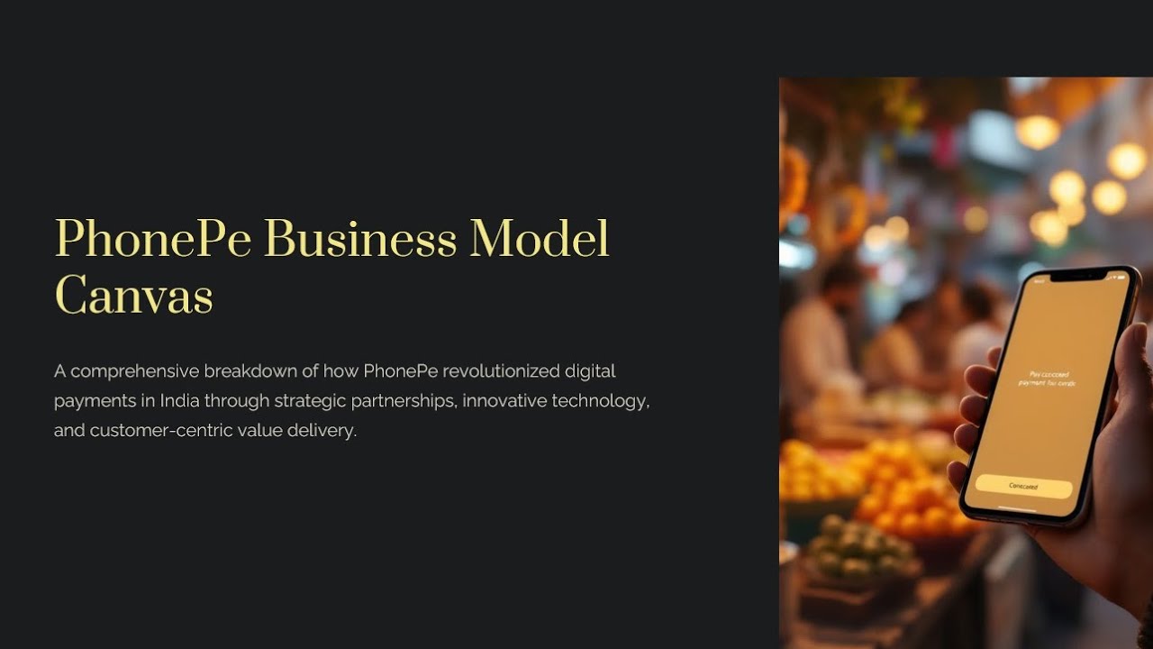 PhonePe - Business Model Canvas | Explained in Tamil