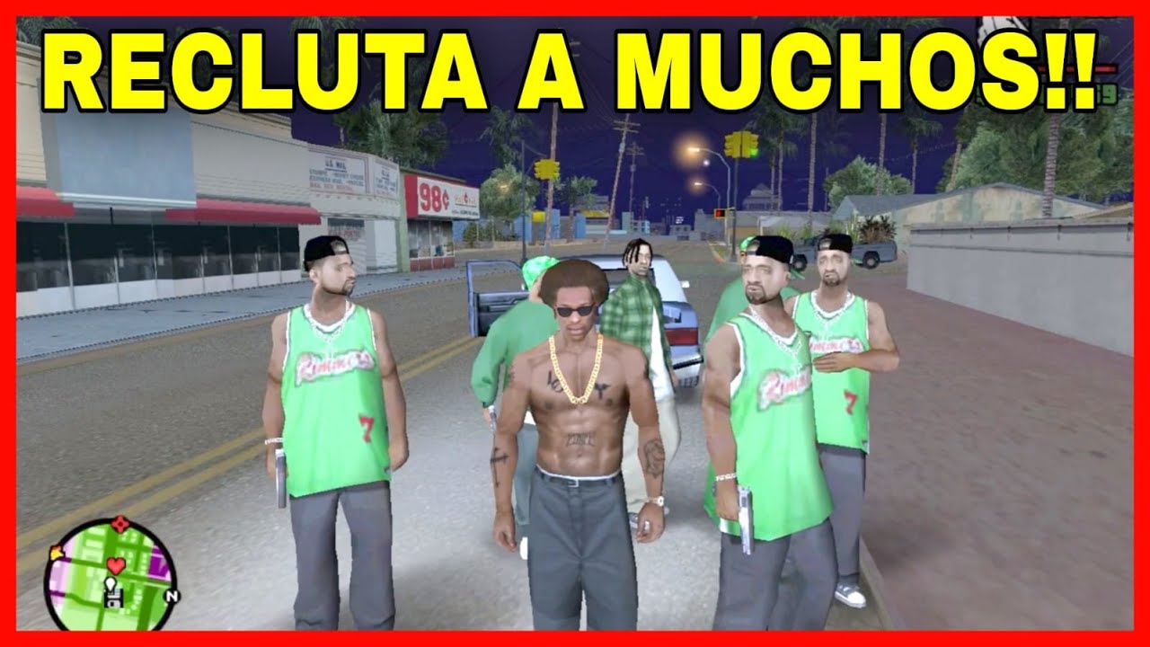 RECLUTAR GENTE en GTA San Andreas (PC, PS2, XBOX, ANDROID) YouTube