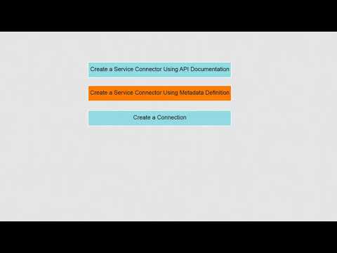 How to create Service Connectors and Connections in Cloud Application Integration
