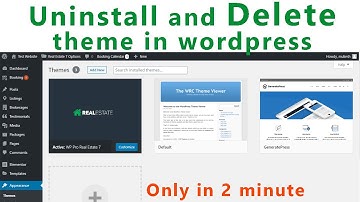 How to Delete & Uninstall WordPress Theme In hindi || Mukesh Burdak