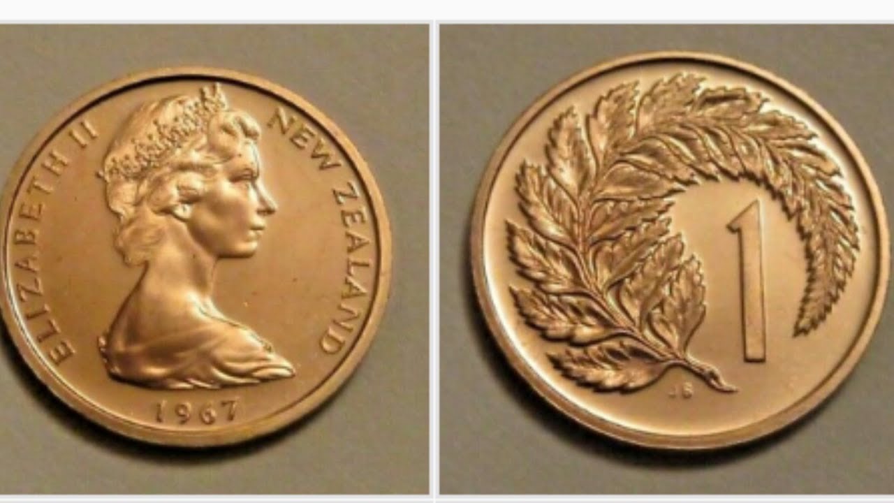 New Zealand 1967 One Cent Coin VALUE YouTube New Zealand 1967 One Cent Coin VALUE YouTube