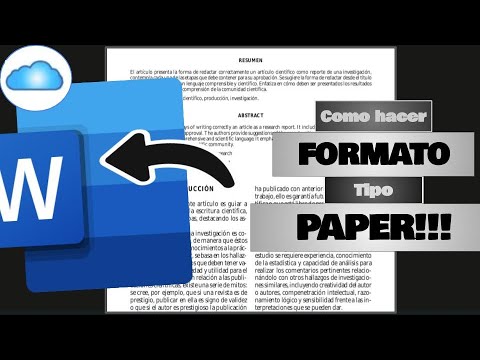 How to make PAPER FORMAT! - Two column layout | WORK HACKS - YouTube