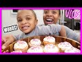 Baking cupcakes and... TALKING?! (Non-Verbal Autism) | VLOG