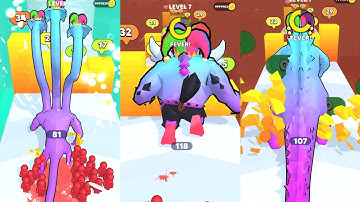 Monster Evolution Run All Levels Gameplay Android, IOS