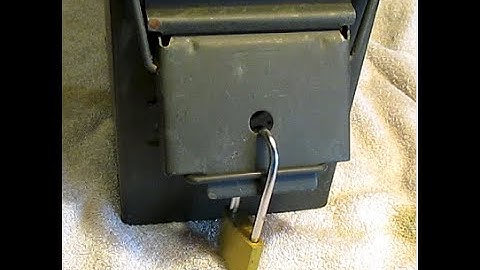 How to lock an ammo can...the easy way