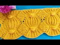 #تريكو غرزة المروحة مع البف knitting stitch tutorial