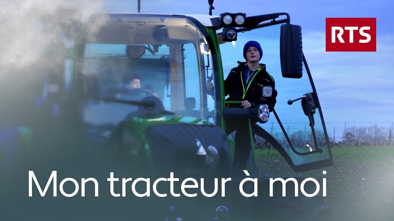 A 14 ans Edy, amoureux du monde agricole, va passer son permis de tracteur