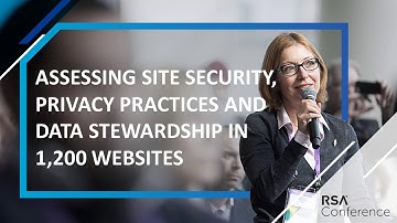 Virtual Session: Assessing Site Security, Privacy Practices and Data Stewardship in 1,200 Websites