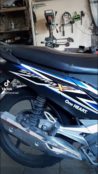 HONDA SUPRA X MODIF SEMI TRAIL