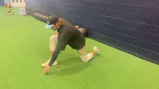 Plyo Throws: 1/2 Kneeling Reverse Throws