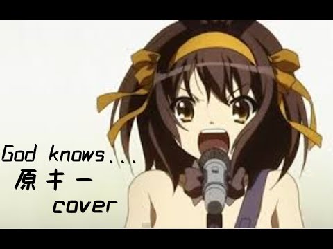 God knows...　covered by kms【男が原キーで歌ってみた】