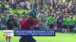 Amazon nabs Seahawks cloud contract from Microsoft