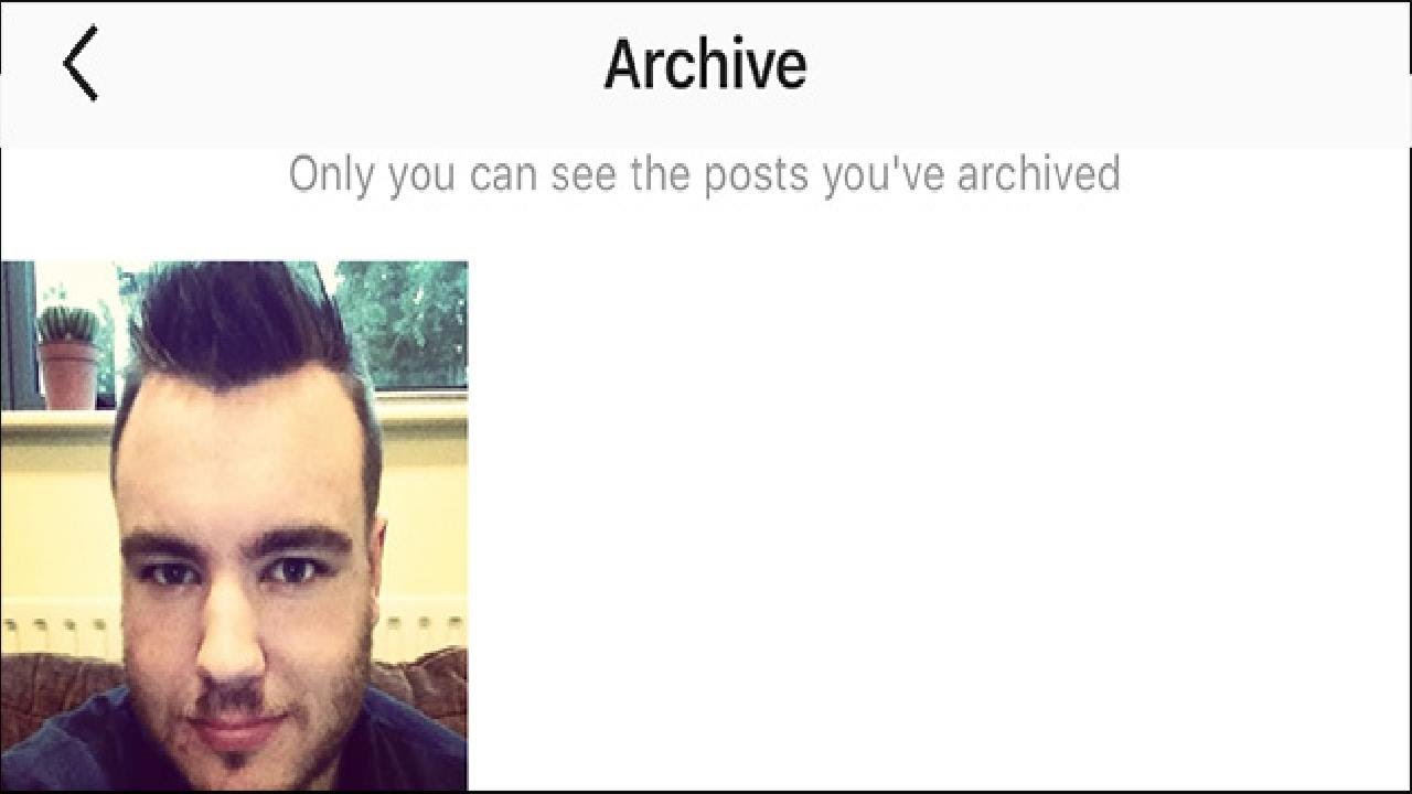 how-to-archive-posts-on-instagram-without-deleting-them-youtube