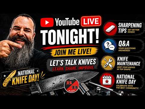 Knife Sharpening! Knife Maintenance! New Knife Drops! Knife Community Talk with Q&A
