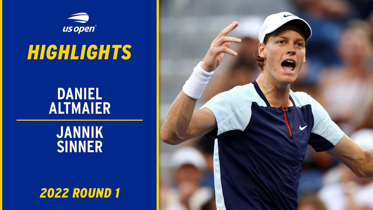 ⁣Daniel Altmaier vs. Jannik Sinner Highlights | 2022 US Open Round 1