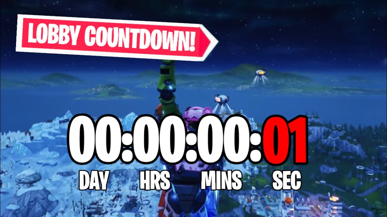 COUNTDOWN TILL THE FORTNITE EVENT COUNTDOWN SHOWS IN GAME LIVE How 