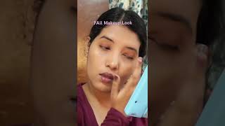 Fall makeup look #fallmakeuplook #makeuptutorial #wintermakeup #shortsindia #makeupideas #shorts