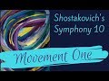 Shostakovich's Symphony 10, Movement 1 | Synesthesia Painting