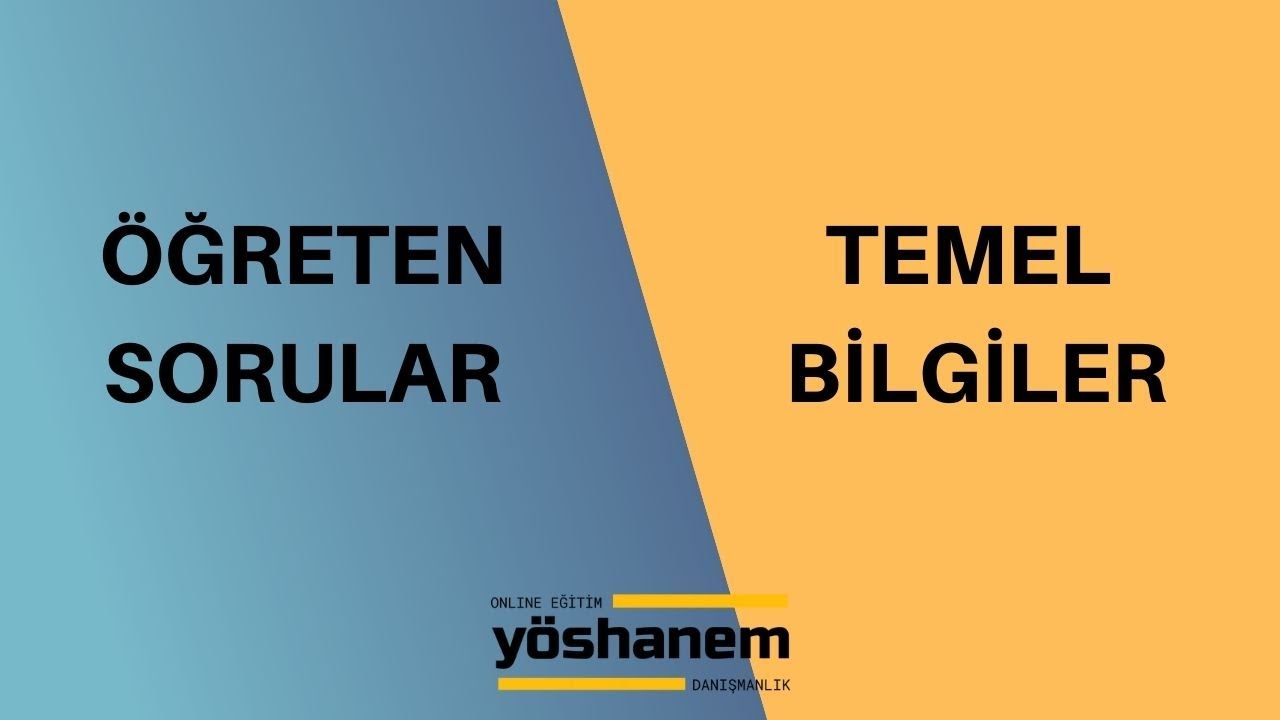 ÖĞRETEN SORULAR- TEMEL KAVRAMLAR #onlineyöskursu #yöskursu