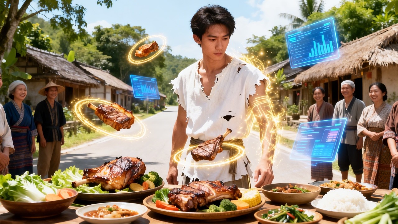 Muling isilang gitna ng taggutom,gamit ang propesiya,mula sa itinakwil naging bayani ng buong nayon