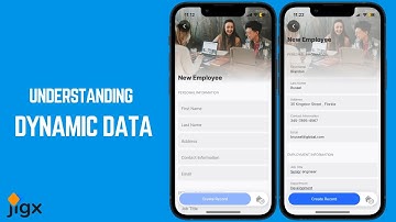 Jigx Builder — Understanding Dynamic Data