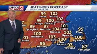 Video: Near-record highs by Monday afternoon, heat index in triple digits